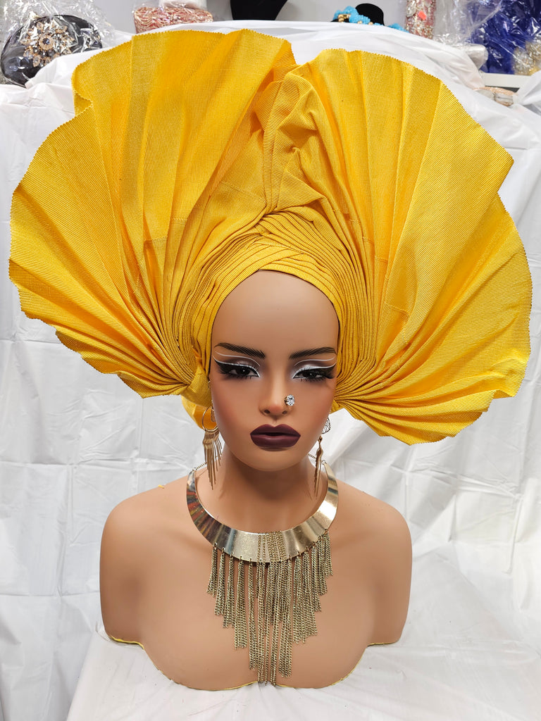 Light Blue Beautiful High Class Wedding Brides Party Auto Gale Headtie