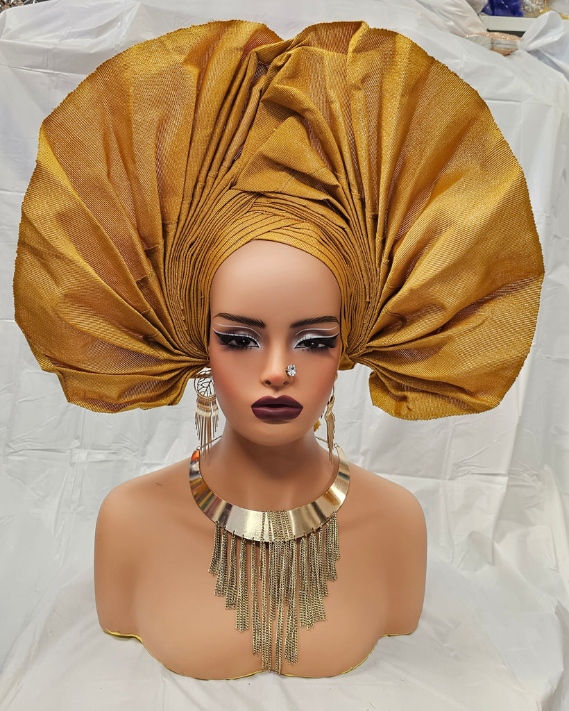 Light Blue Beautiful High Class Wedding Brides Party Auto Gale Headtie