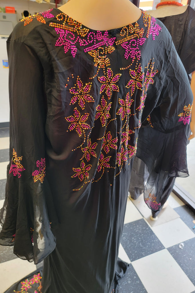 Swarovisk fully stones dress front and back ready made with inner wear #28