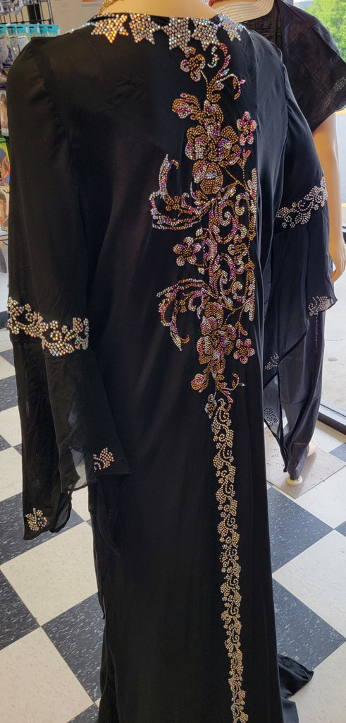 Swarovisk fully stones dress front and back ready made with inner wear #23