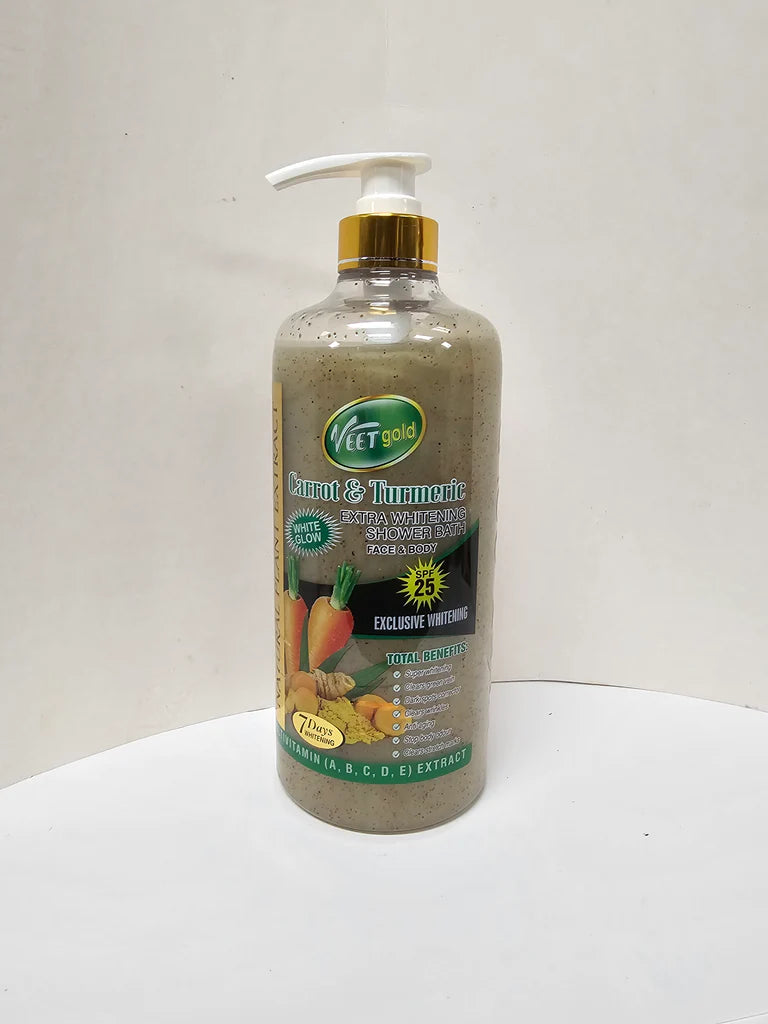 Veetgold Carrot & Turmeric  Shower Bath 1000ml