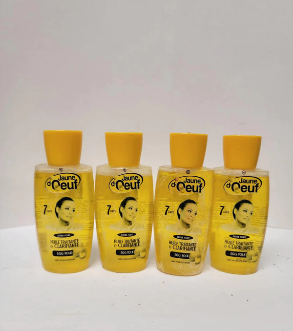 Jaune d’oeuf treating and clarifying egg yolk oil