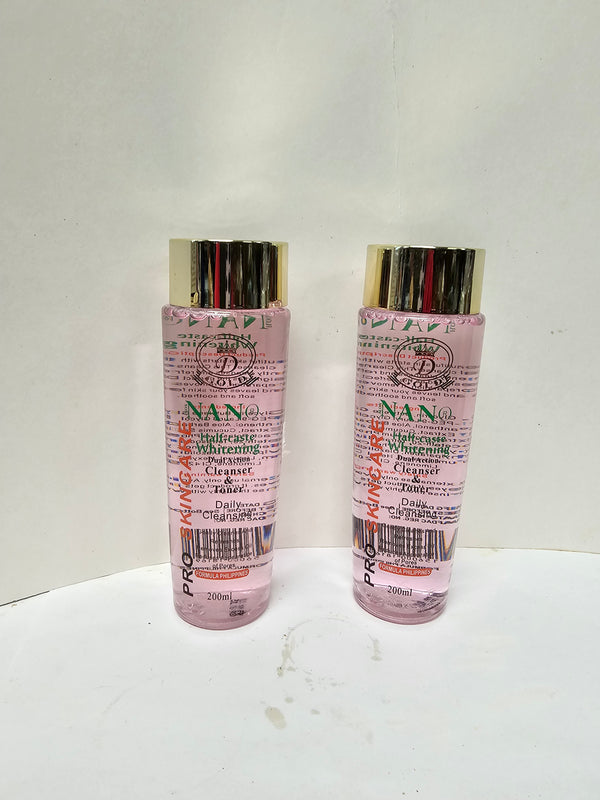Pro skin care Nano Halfcaste Cleaser & Toner