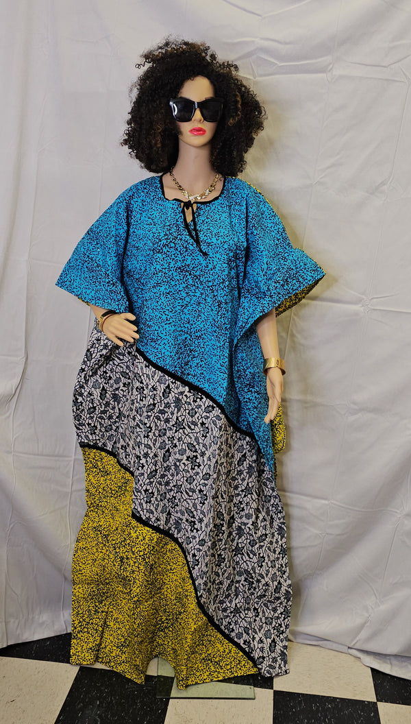 High Quality Bubu Mixe Ready to wear Ankara Print short dress