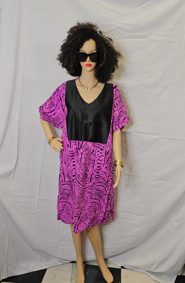 Beatiful Red High Quality  Ready to wear Ankara Print short dress