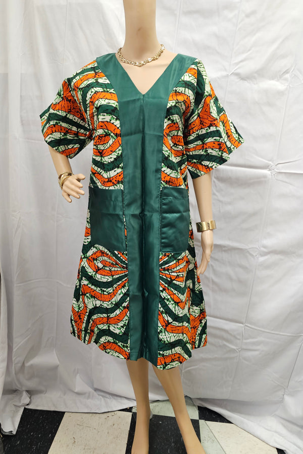 Copy of High Quality  Ready to wear Ankara Print short dress