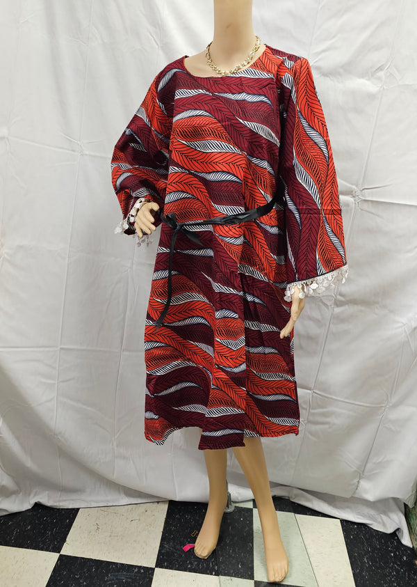 High Quality  Ready to wear Ankara Print short dress