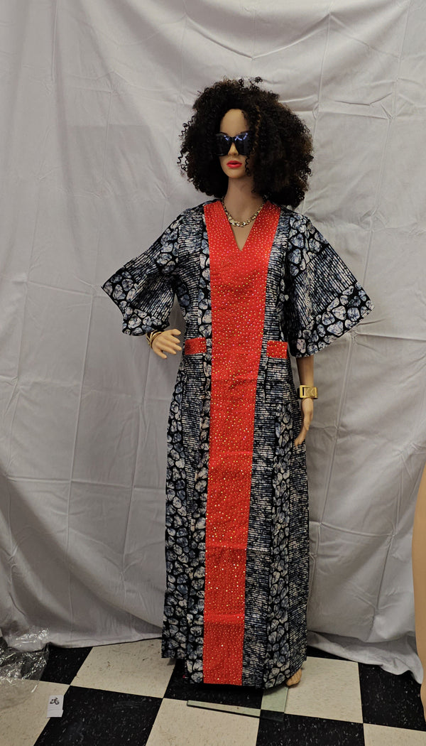 High Quality  Ready to wear Ankara Print short dress