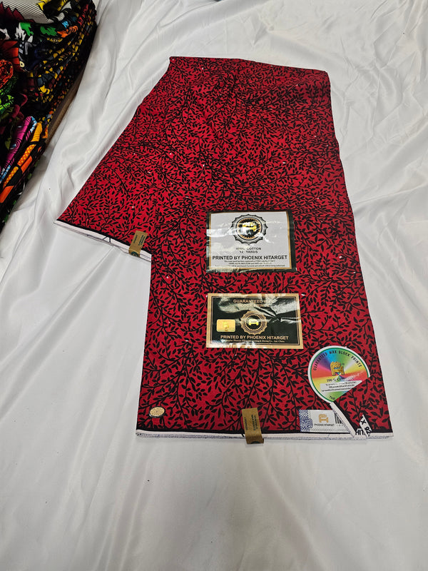 Hitarget High Quality Ankara print Fabric 6 yard