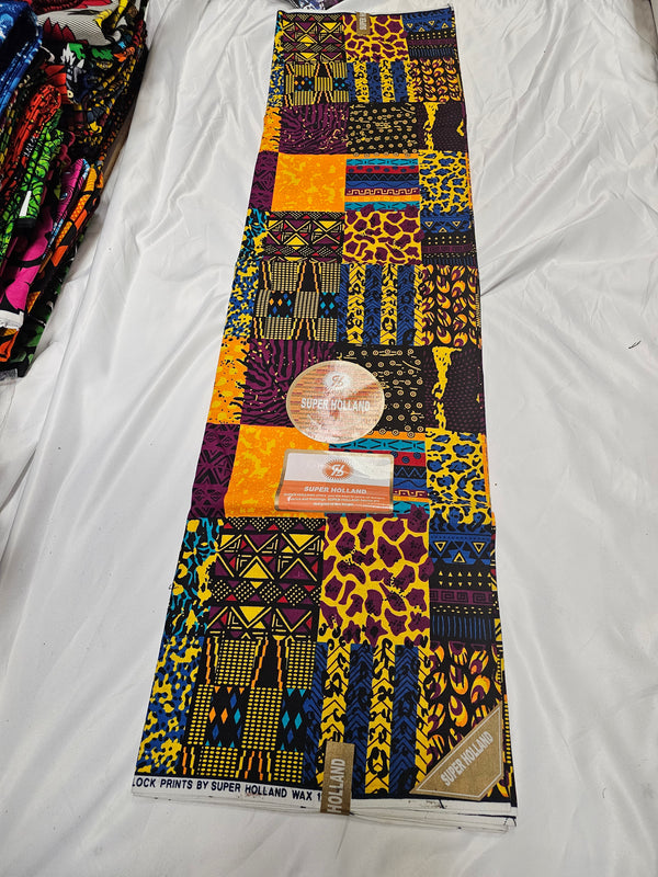 Super Holland  High Quality Ankara print Fabric 6 yard