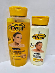 Jaune doeuf clarifying egg yolk body cream