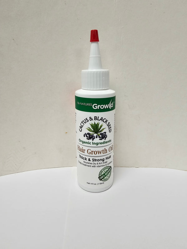 By Natures Hair Growth Oil Cactus and Black Seed 4oz