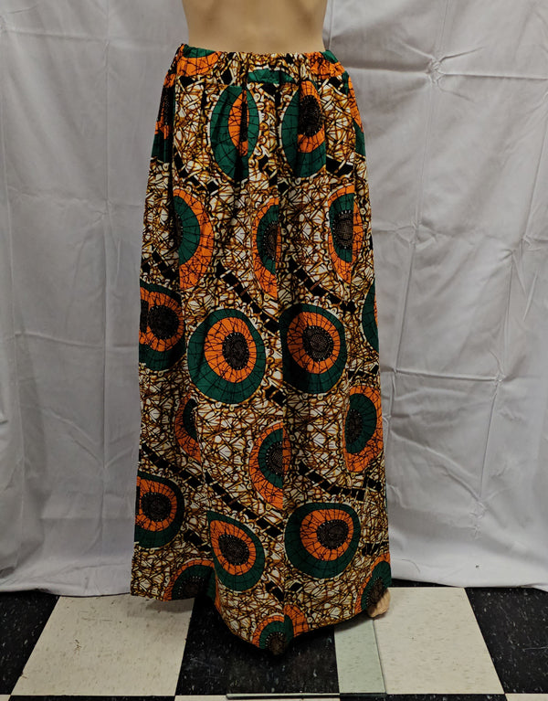 Women African Traditional Ankara Long Skirt