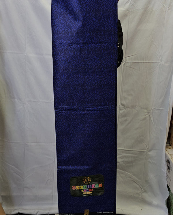 100 % cotton Carribean kombo High Quality Ankara print Fabric 6 yard