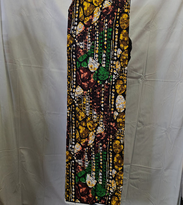 100% High Quality Ankara print Fabric 6 yard