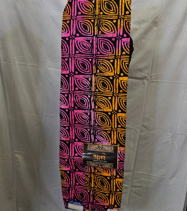 100 % cotton  High Quality Ankara print Fabric 6 yard