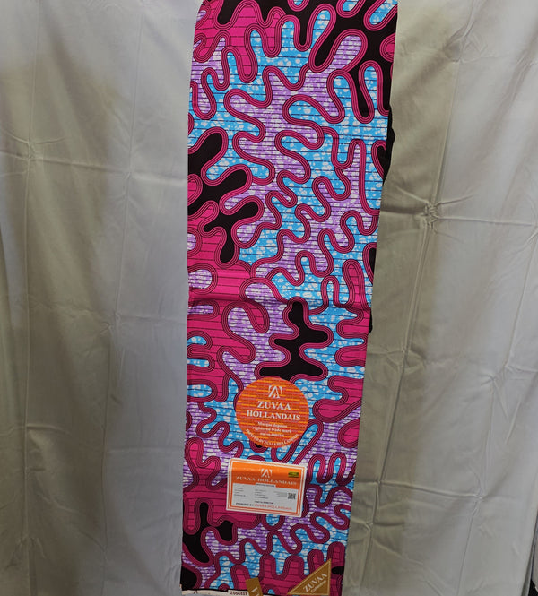 Zuvaa hollandais High Quality Ankara print Fabric 6 yard