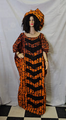 Elegant Classic African Ankara Print Ready to Wear Women Dress