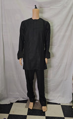 AGBADA 3PICS COMPLETE SET OUTFIT TRADITIONAL MEN'S CLOTHING