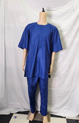AGBADA MEN'S CLOTHING COMPLETE SET OUTFIT  3 PIECES