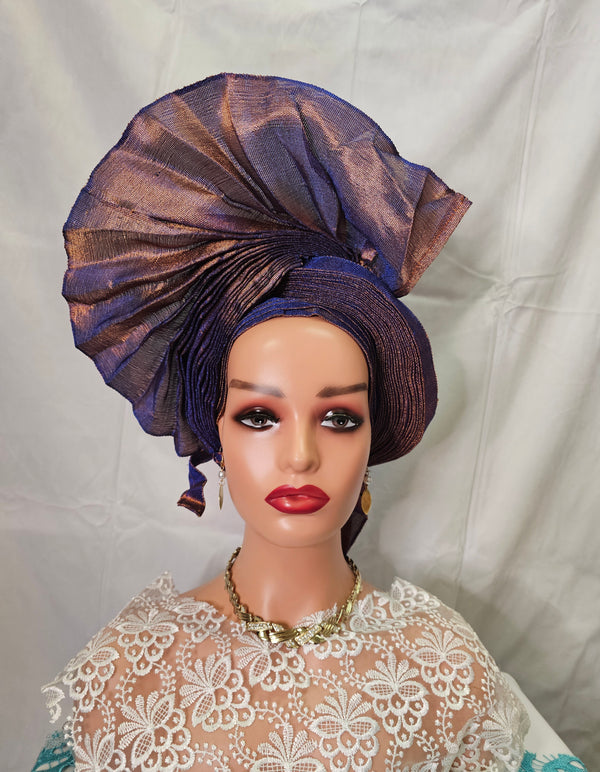 Classic  Elegant  Auto Gale two-tone Headtie