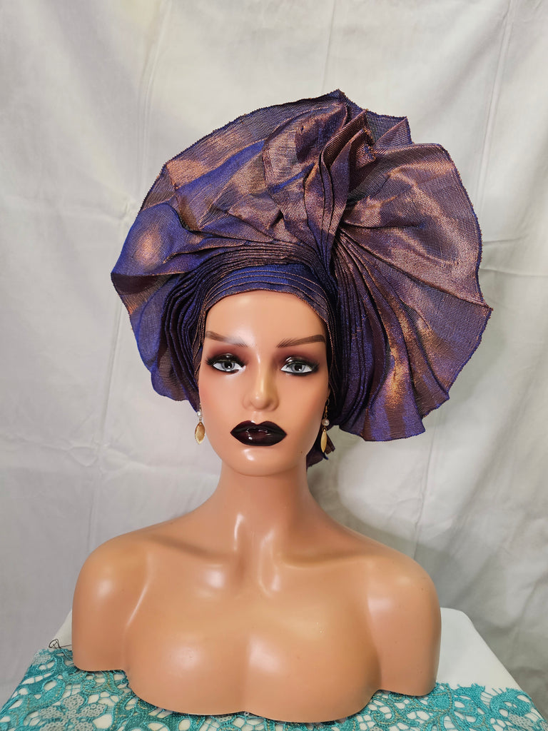 Elegant  Auto Gale two tone Headtie