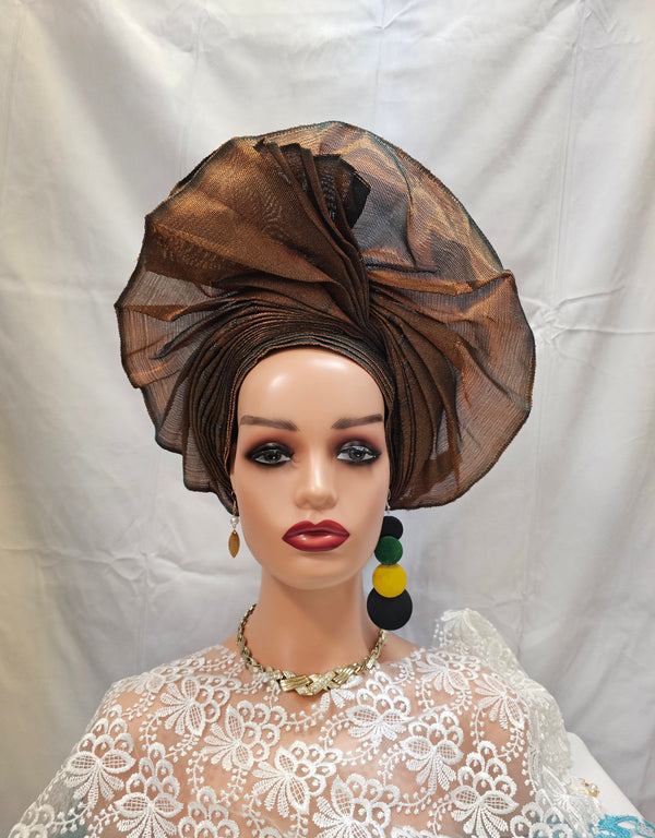 Beautiful Elegant  Auto Gale Headtie for all occasions