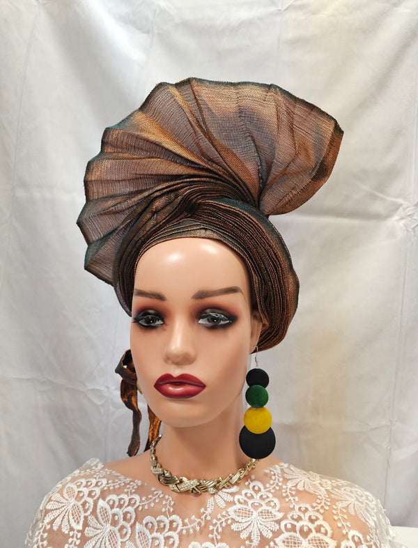 Beautiful Elegant  Auto Gale Headtie for all occasions