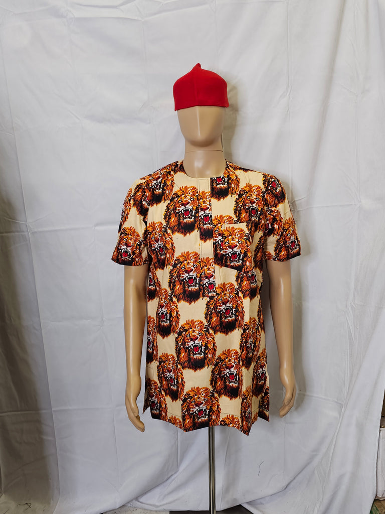 Igb0 African Traditional Isi Agu Wear