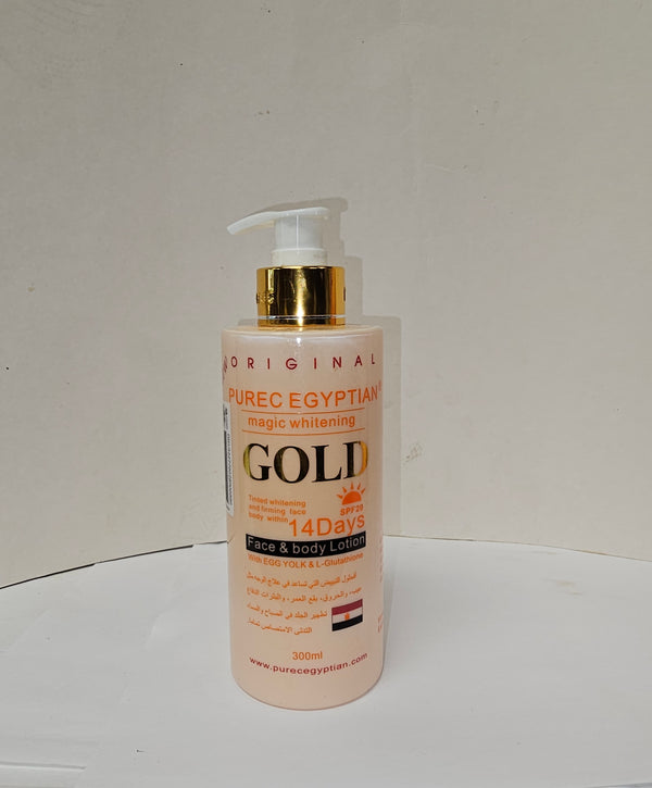 3pack Purec Egyptian Gold lotion 300ml