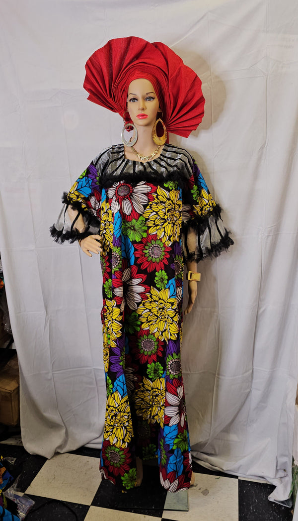 Elegan Beautiful High Quality Women Ready to wear Ankara Print dress