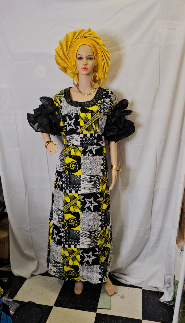 Elegant Beautiful High Quality Women Ready to wear Ankara Print dress