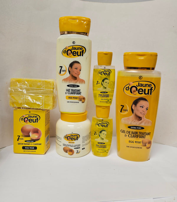 JAUNE D OUEF  EGG YORK 7ADAYS EXTRA FORT CLARIFIANT BODY LOTION