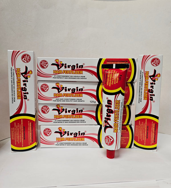 VIRGIN HAIR FERTILIZER ANTI DANDRUFF AND HAIR CONDITIONING CREAM 125G 1 PACK