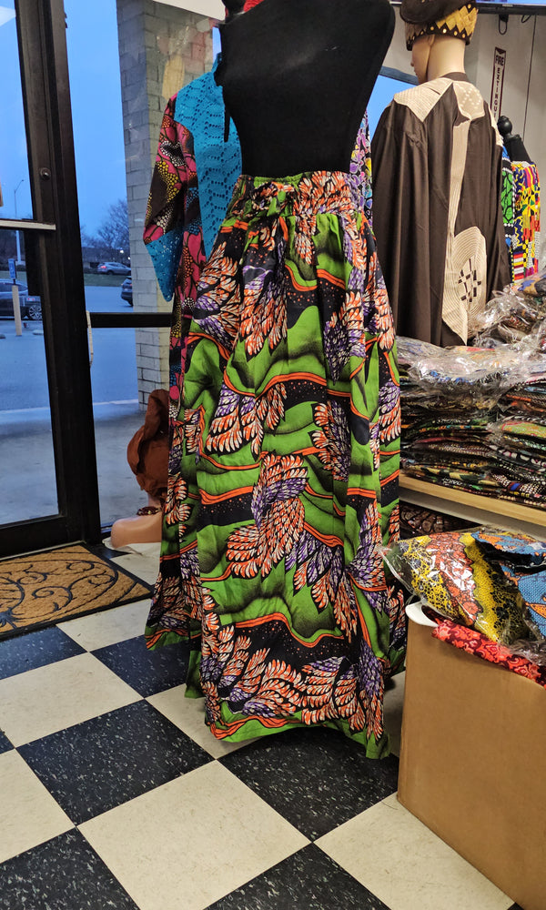 Lovely Women African Ankara Long Skirt Print