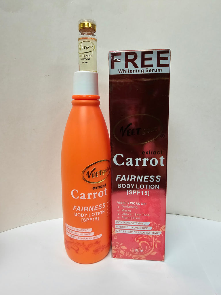 Veetgold Carrot Fairness lotion 500ml spf 15