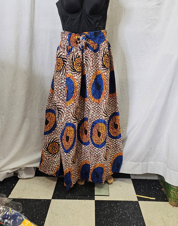 Classic Beautiful Women African Traditional Ankara Print Long Skirt