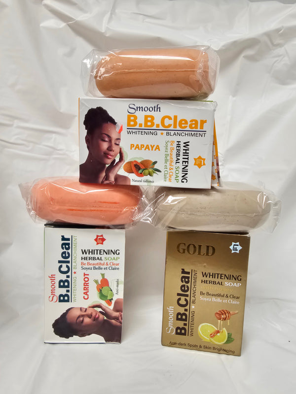 B.B clear Brightening glowing Exfoliating Soap with