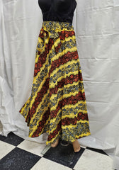 Elegant African Ankara Long Women Skirt