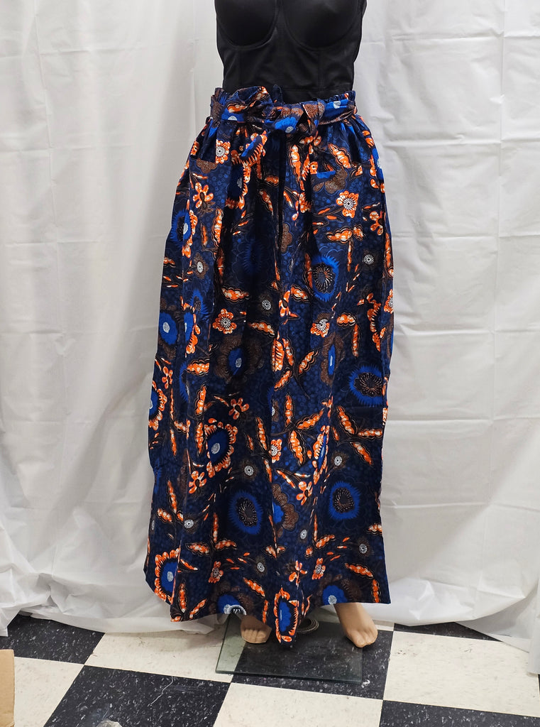 Elegant African Ankara Long Women Skirt
