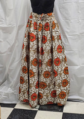 Elegant African Ankara Long Women Skirt