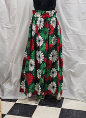 Elegant African Ankara Long Women Skirt