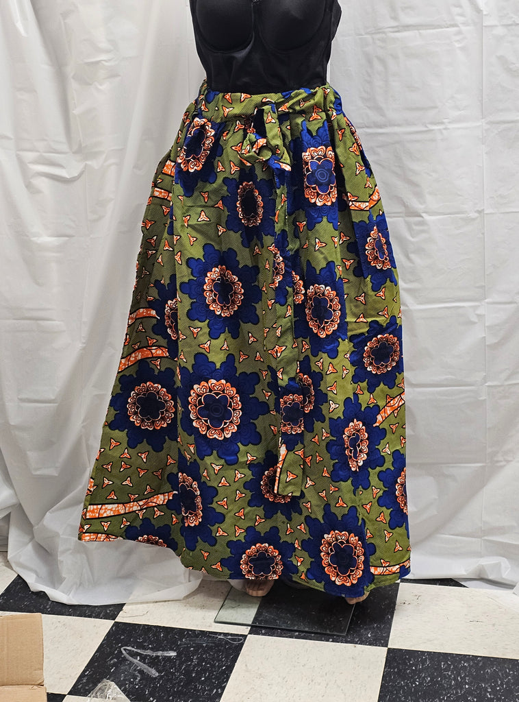 Long Women Ankara Beautiful Women African Traditional Ankara  Skirt