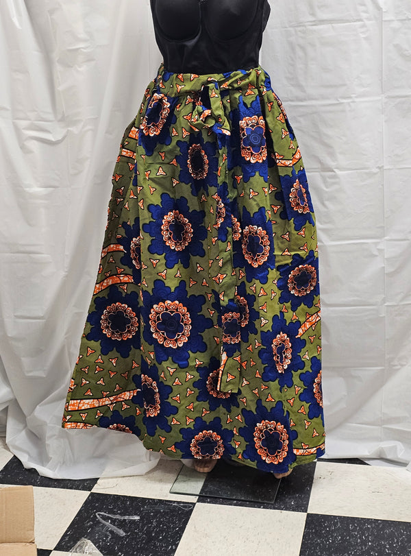 Long Women Ankara Beautiful Women African Traditional Ankara  Skirt