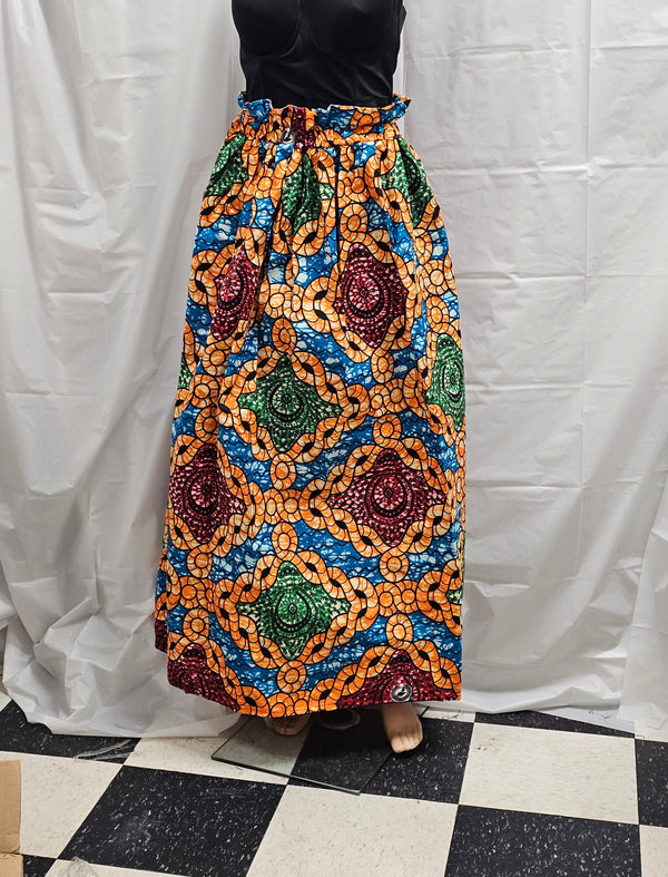 Ankara Beautiful Women African Traditional Ankara  Skirt