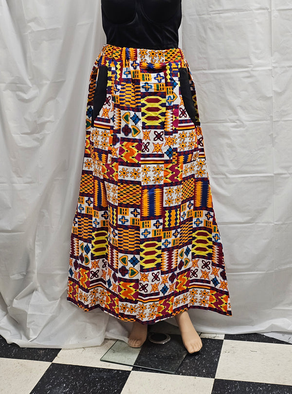 Ankara Beautiful Women African Traditional Ankara  Skirt