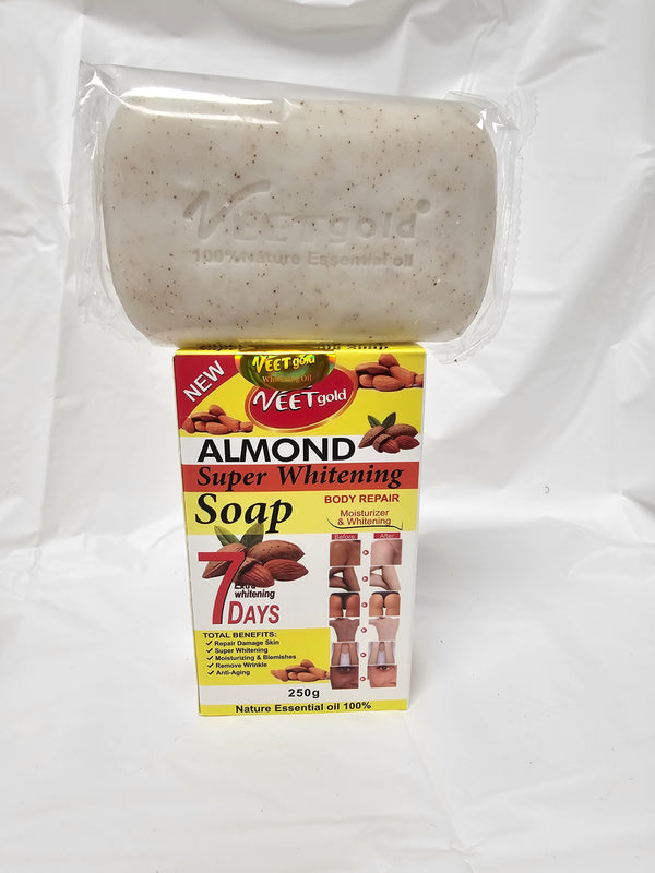 Veetgold Almond lightening Body Repair Glowing face & Body Soap