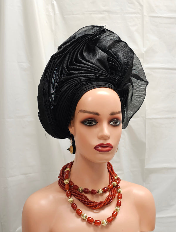 Black Beautiful Ready Tie Auto Gale
