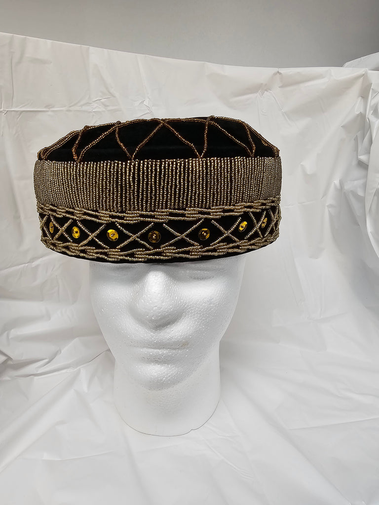 African Traditional  Men's Cap king African wedding hat