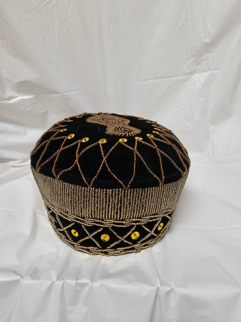 African Traditional  Men's Cap king African wedding hat